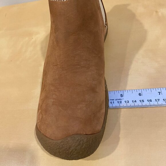 Keen Womens Brown Leather Mosey Ankle Boots With Elastic Gore & Crepe Sole 8.5 - Picture 13 of 16